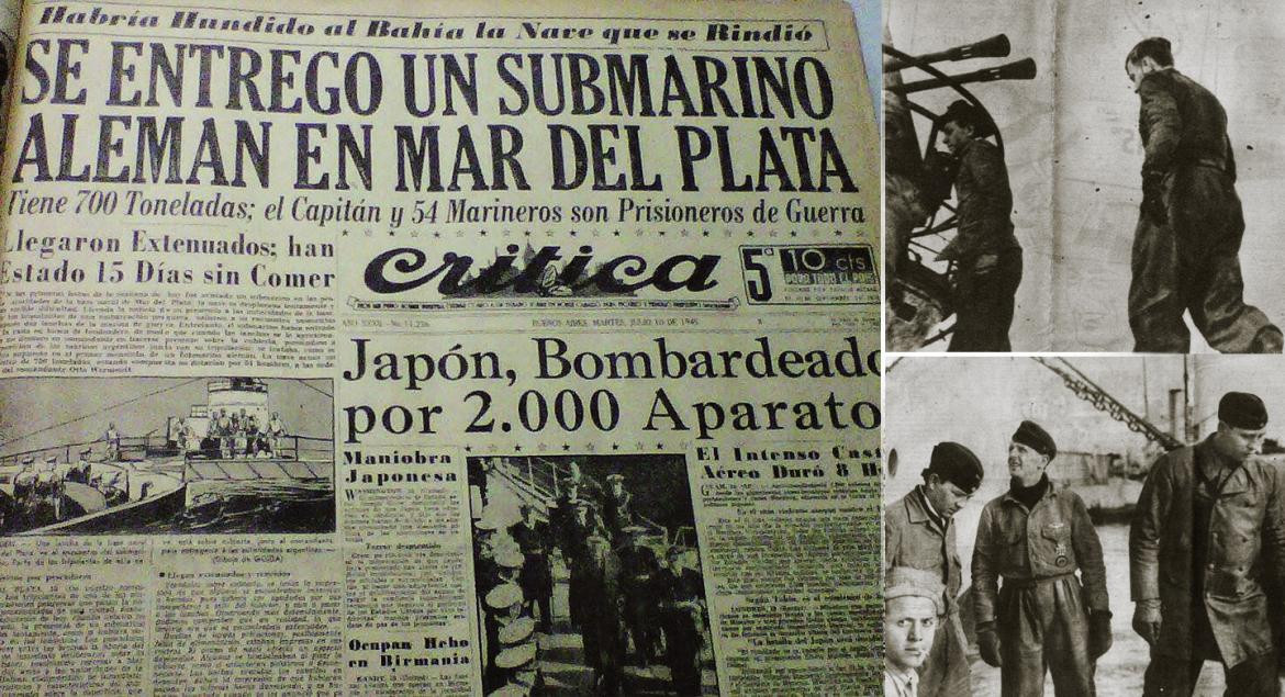Diario Crítica, miércoles 11 de julio de 1945. Parte de la tripulación.