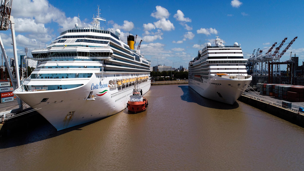 La AGP bonifica tasas en el puerto de Buenos Aires para fomentar la llegada de cruceros