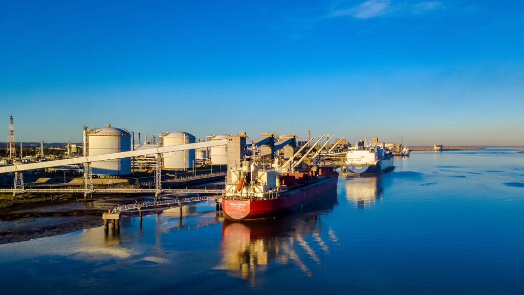 Nuevas marcas históricas para el puerto de Bahía Blanca en el primer semestre