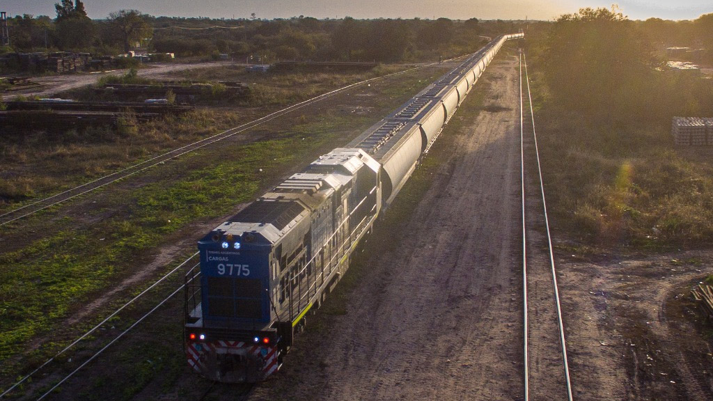 Trenes Argentinos transportó en julio un 61% más de carga que en el mismo mes de 2020