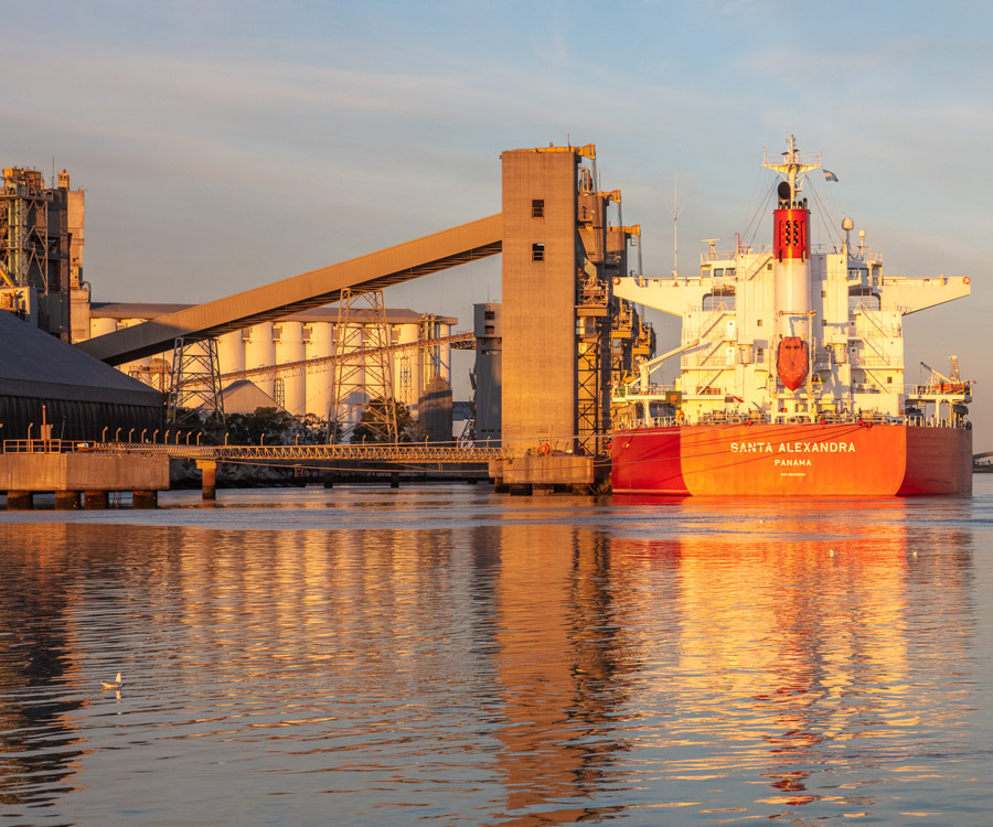 Récords en Bahía Blanca: 6,4% más de carga que en 2020 y  12,2% más que en 2019