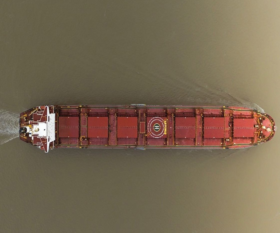 En promedio, los buques salen del Gran Rosario con 12 mil toneladas menos