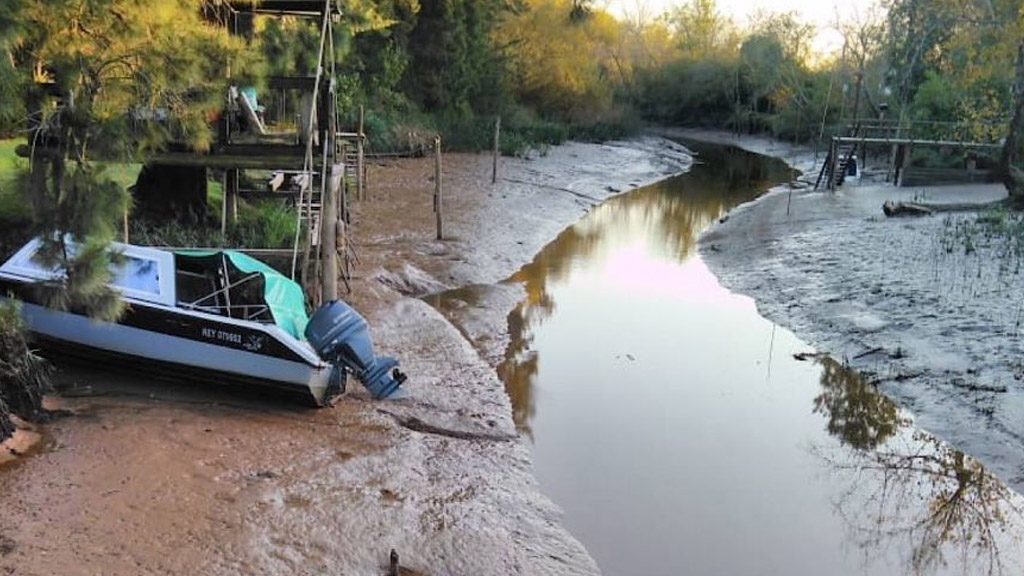 Bajante extrema: el Gobierno bonaerense declaró la emergencia hídrica en el Delta