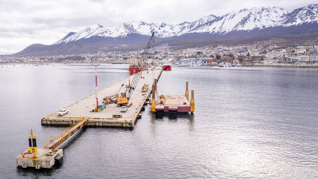Aporte de $200 millones del Gobierno nacional para la ampliación del puerto de Ushuaia