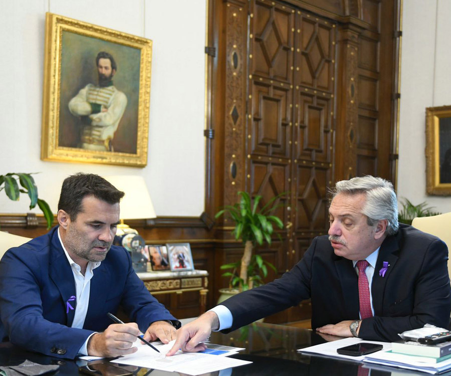 Alberto Fernández anunció la construcción del gasoducto Néstor Kirchner
