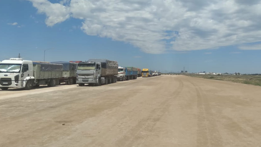 Importantes mejoras en la playa de camiones bahiense ubicada en El Triángulo