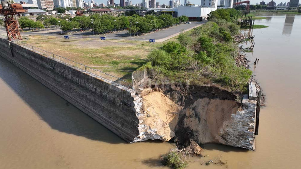 Puerto de Santa Fe: aseguran que el riesgo de nuevos derrumbes es mínimo