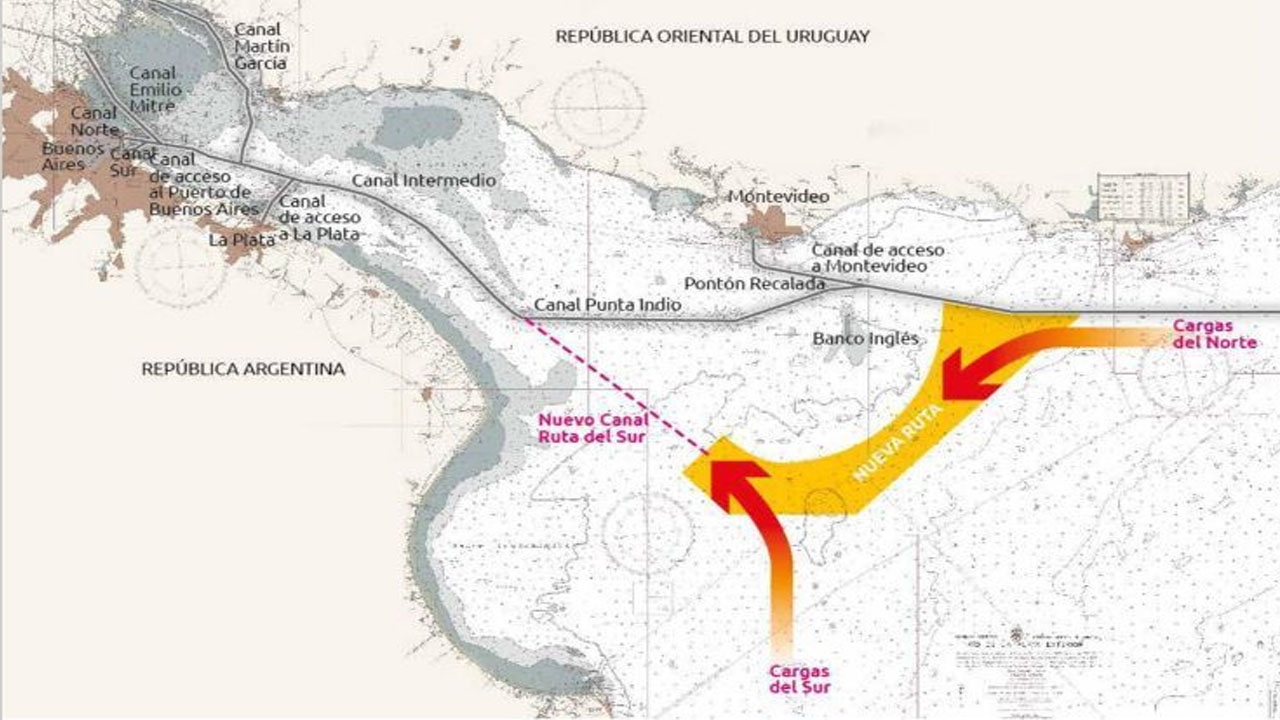 Taiana volvió a defender la importancia del Canal Magdalena en la logística nacional