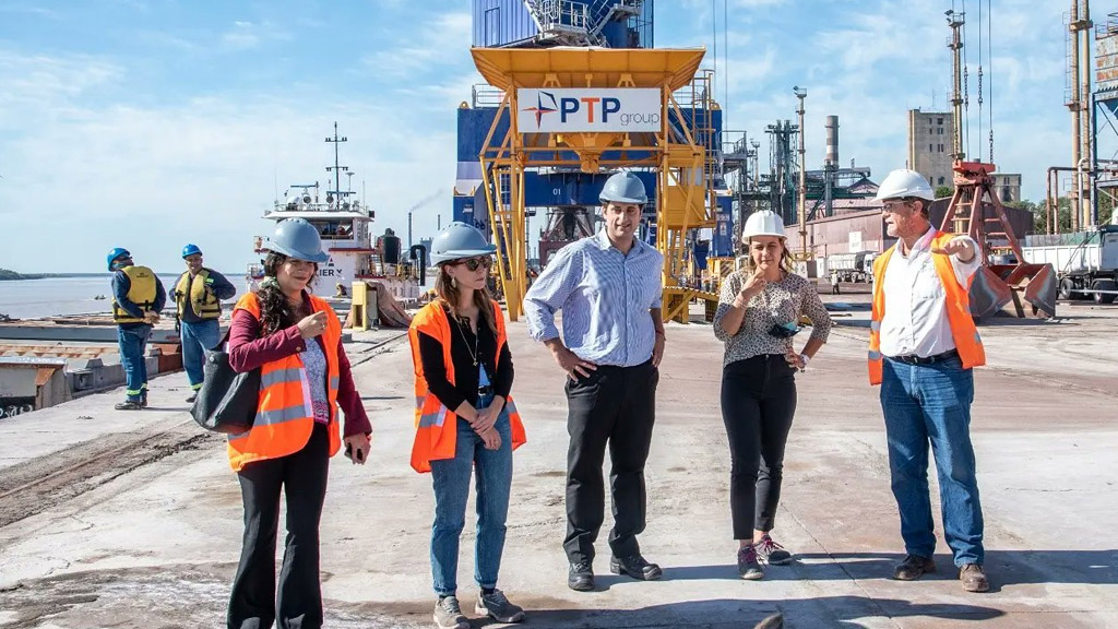 Avanzan las obras de infraestructura en el puerto de San Nicolás