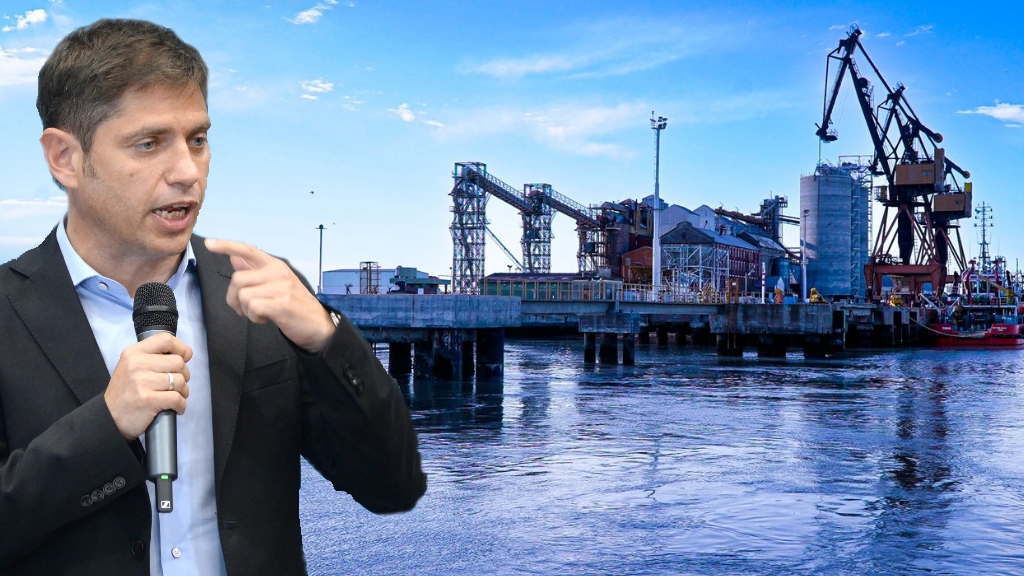 Para Axel Kicillof, los puertos bonaerenses deben volver a integrarse