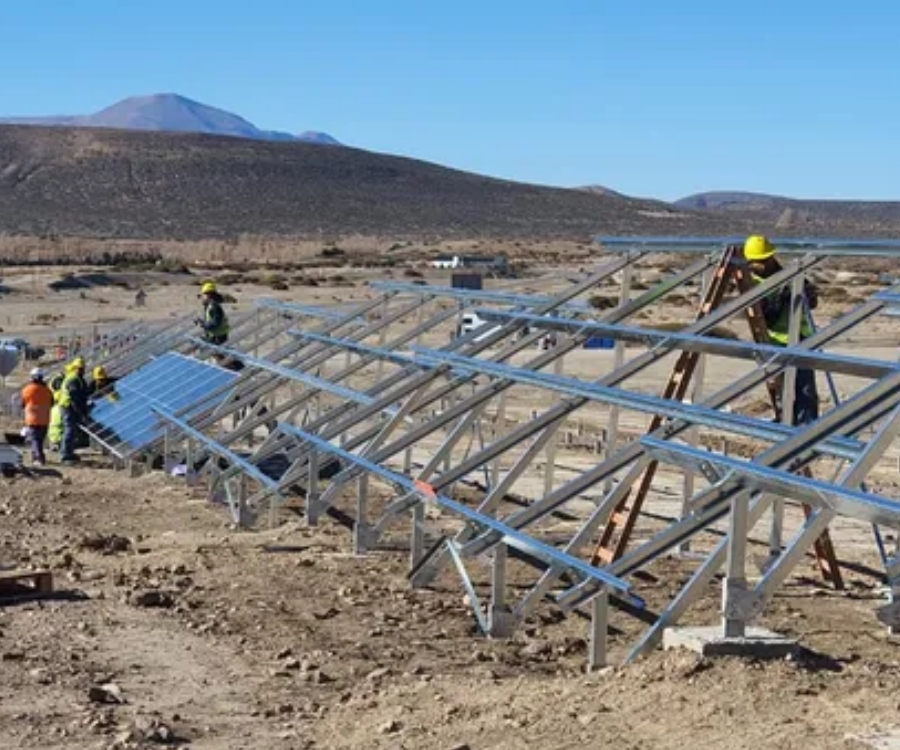 Avanzan los trabajos en el primer parque solar de la provincia de Neuquén