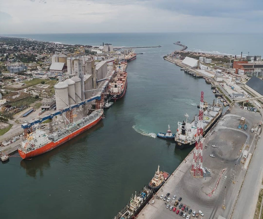 Destacan las ventajas de los 50 pies de calado logrados en el puerto de Quequén