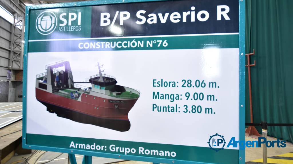 SPI Astilleros y el Grupo Romano iniciaron la construcción del pesquero “Saverio R”