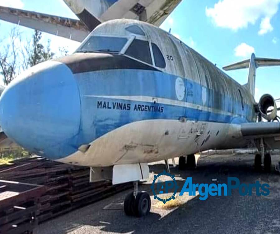 Realizan una colecta para trasladar un avión histórico de la Guerra de Malvinas