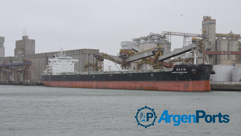 El puerto de Quequén exportó más de 7 millones de toneladas de granos en el año