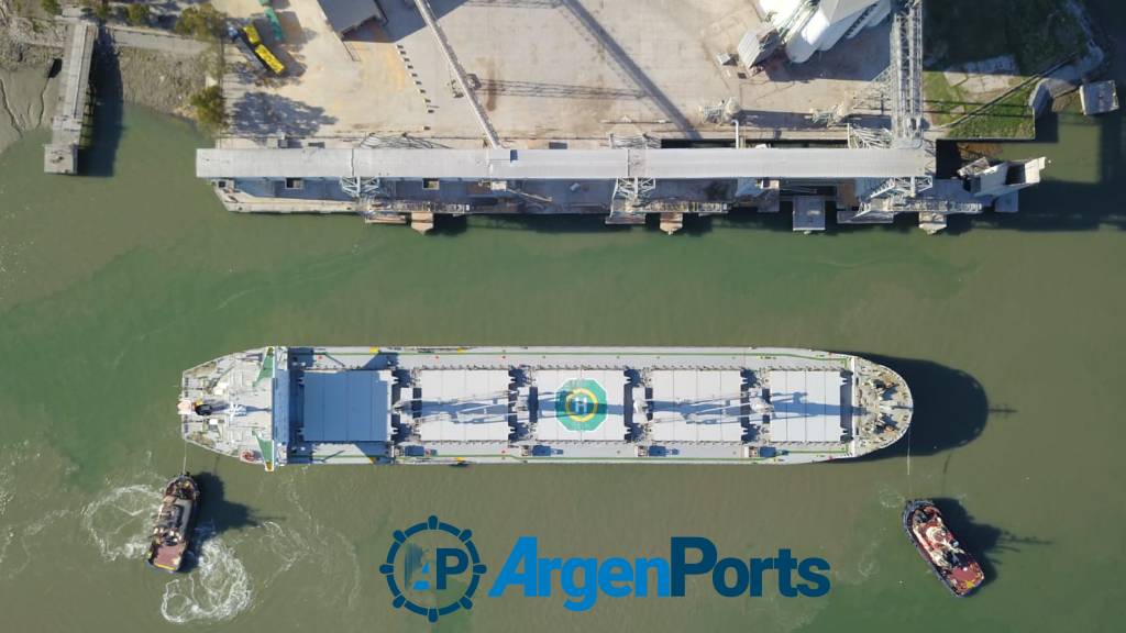 Avanza el Sistema de control de bodegas en barcos exportadores de cereales