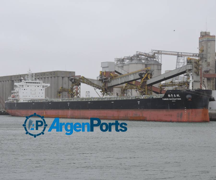 Puertos públicos bonaerenses en crecimiento: la carga a granel aumentó 9,1 por ciento