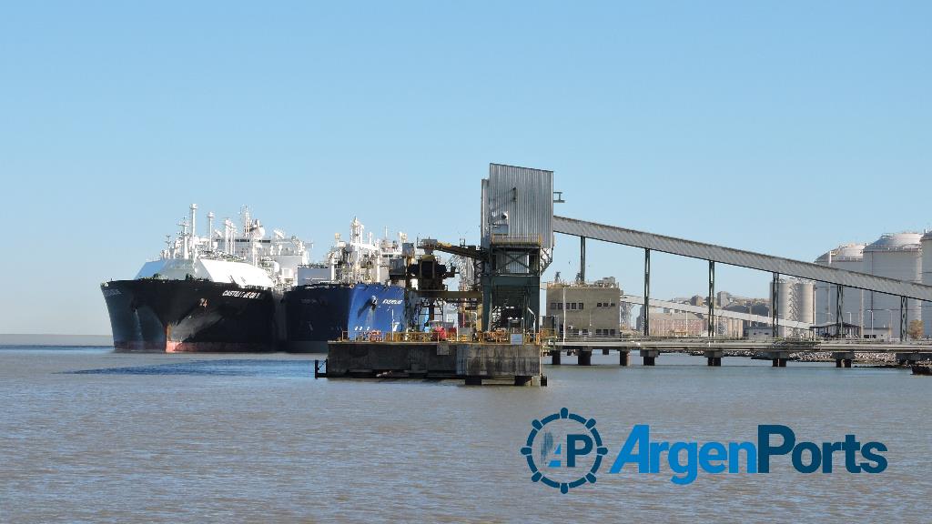 Enarsa compró 30 cargamentos de GNL y regresará el buque a Bahía Blanca