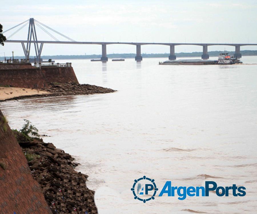 El río Paraná continúa mejorando su nivel en las costas de Corrientes