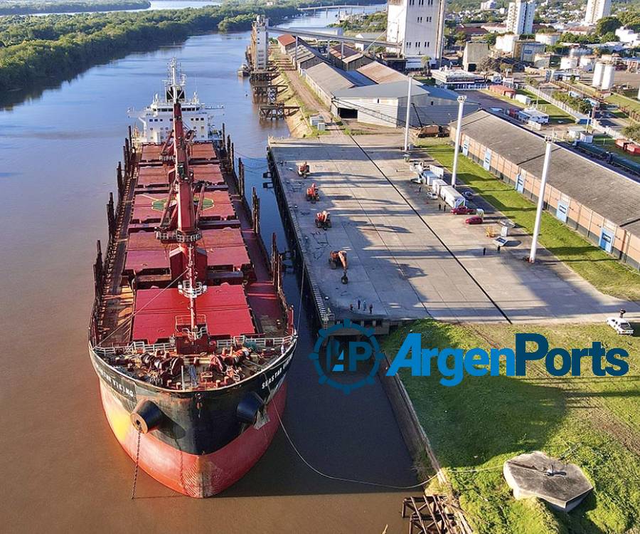 El puerto de Concepción del Uruguay sostiene su ritmo exportador