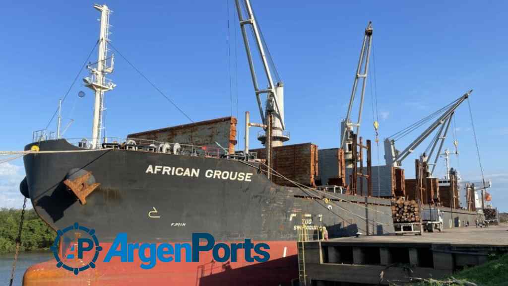 Se consolidan las exportaciones de madera desde los puertos entrerrianos