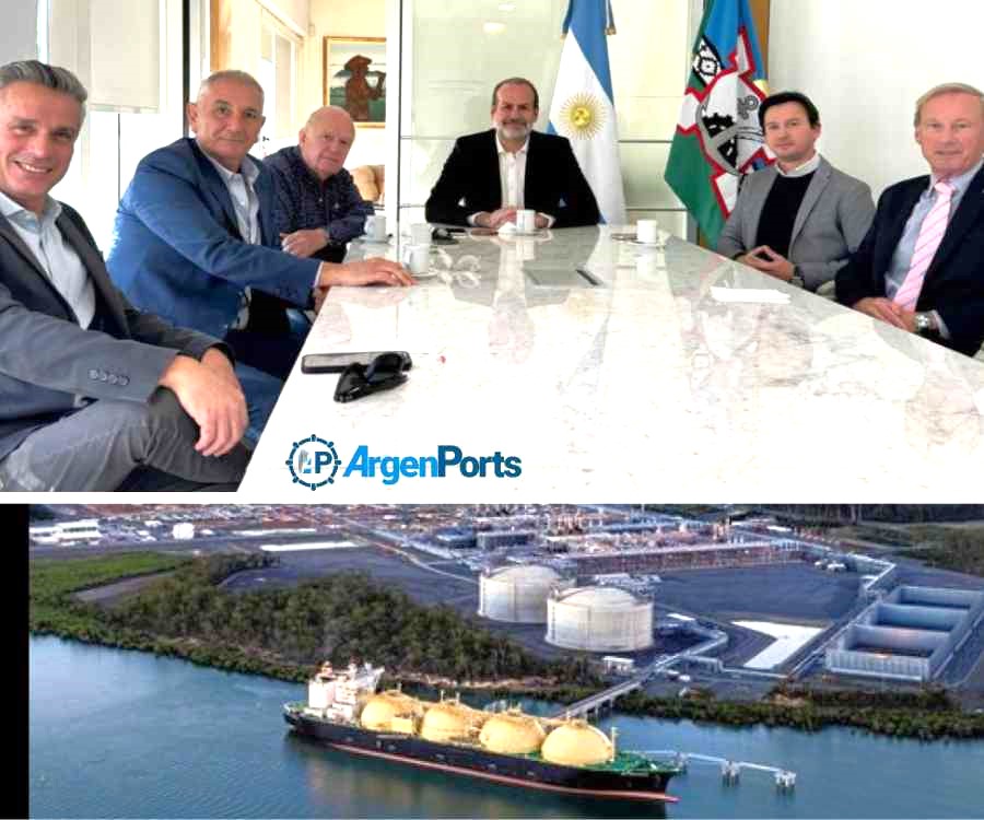 Planta GNL: el intendente y entidades de Bahía Blanca se reunieron con YPF