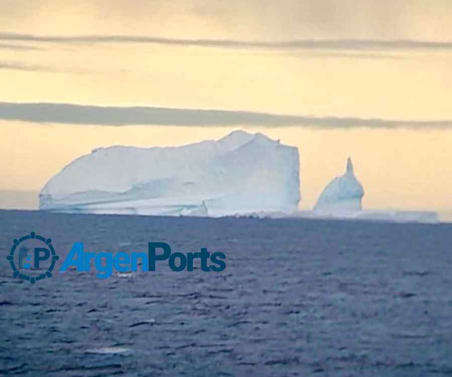 En fotos y video: así es el iceberg que apareció frente a Tierra del Fuego