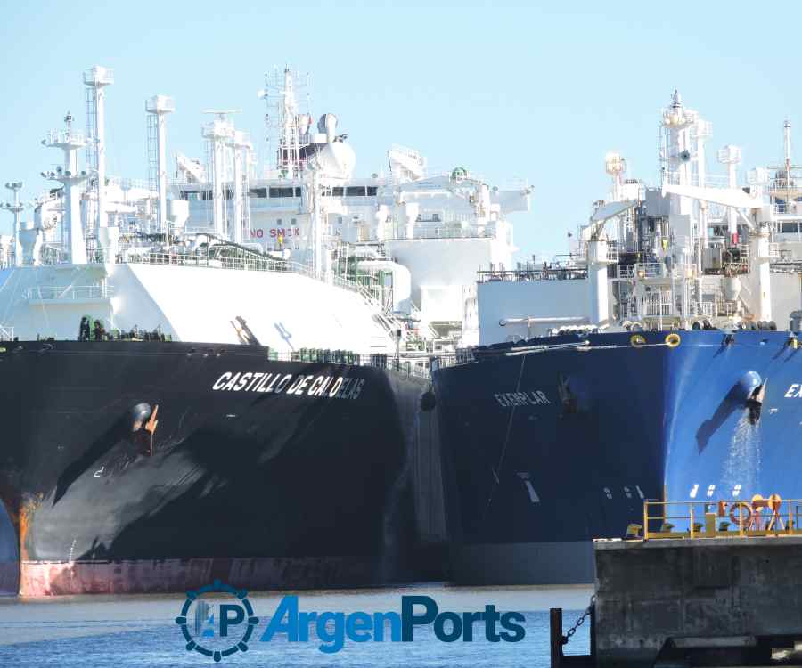 El puerto de Bahía Blanca puede operar los mismos buques de GNL que Río Negro