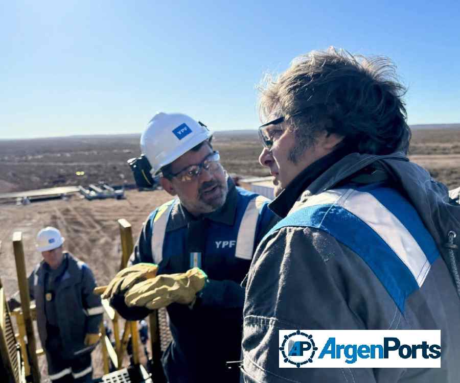 Milei visitó Vaca Muerta y se reunió con los principales empresarios del sector energético