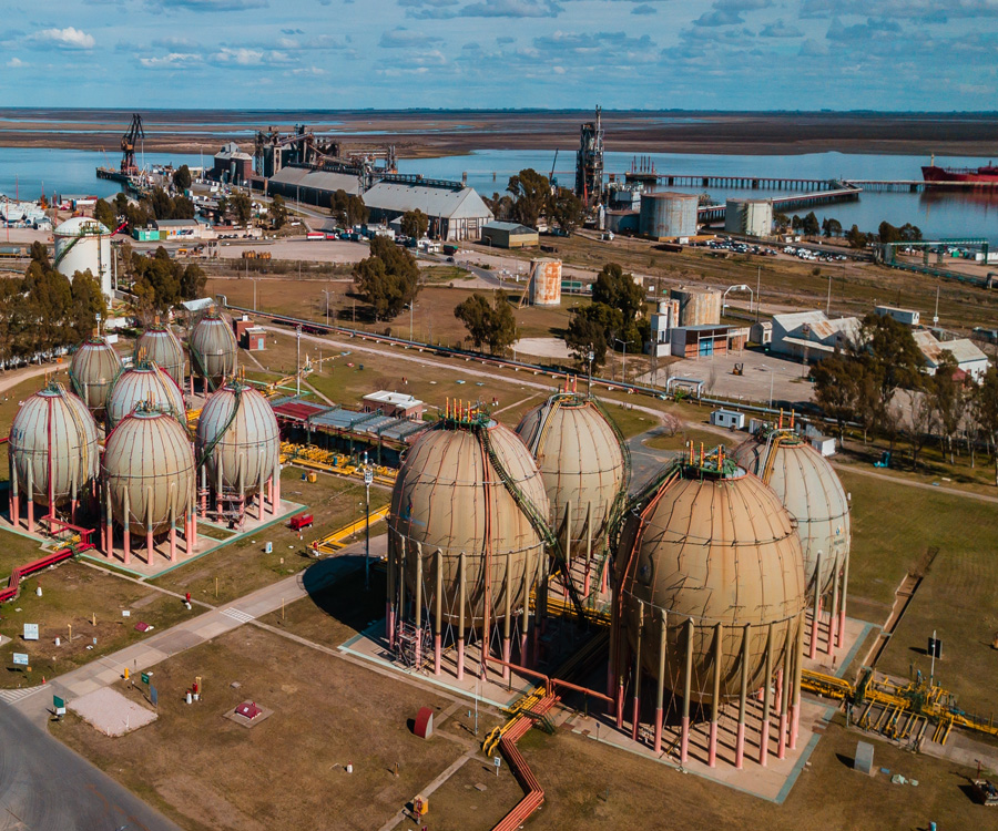 El puerto de Bahía Blanca exporta GLP al mayor distribuidor de gas en garrafa de Brasil