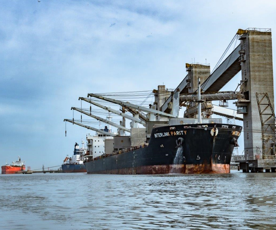 Las cifras de la Bolsa de Cereales muestran el buen momento del puerto bahiense